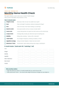 Your Senior Dog — Monthly Home Health Check: printable 5-minute nose-to-tail exam with 6-month tracker